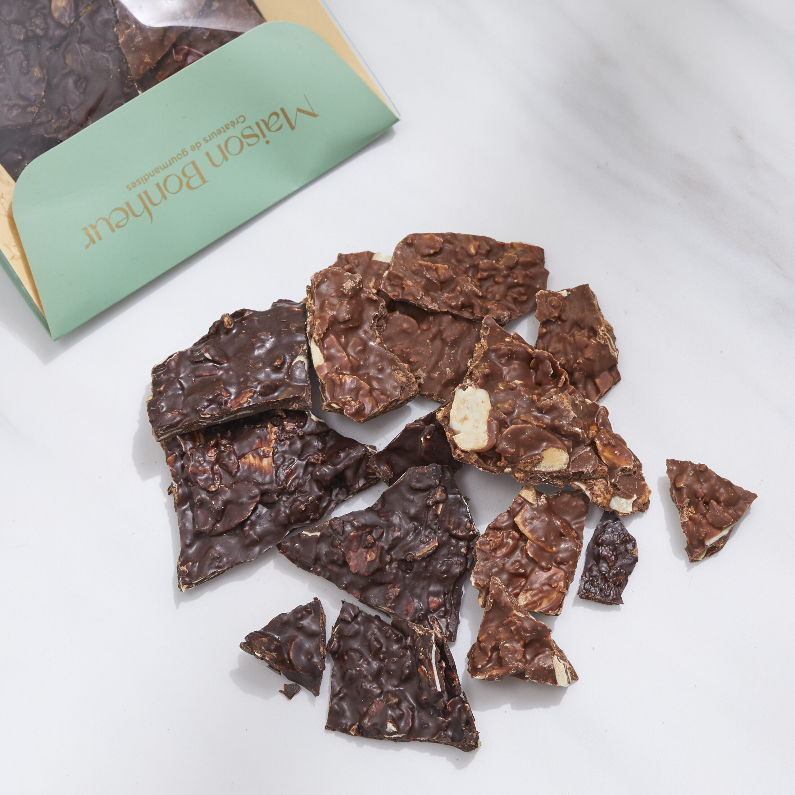 Pochette Craquants Chocolat Lait & Noir 150gr – Image 2