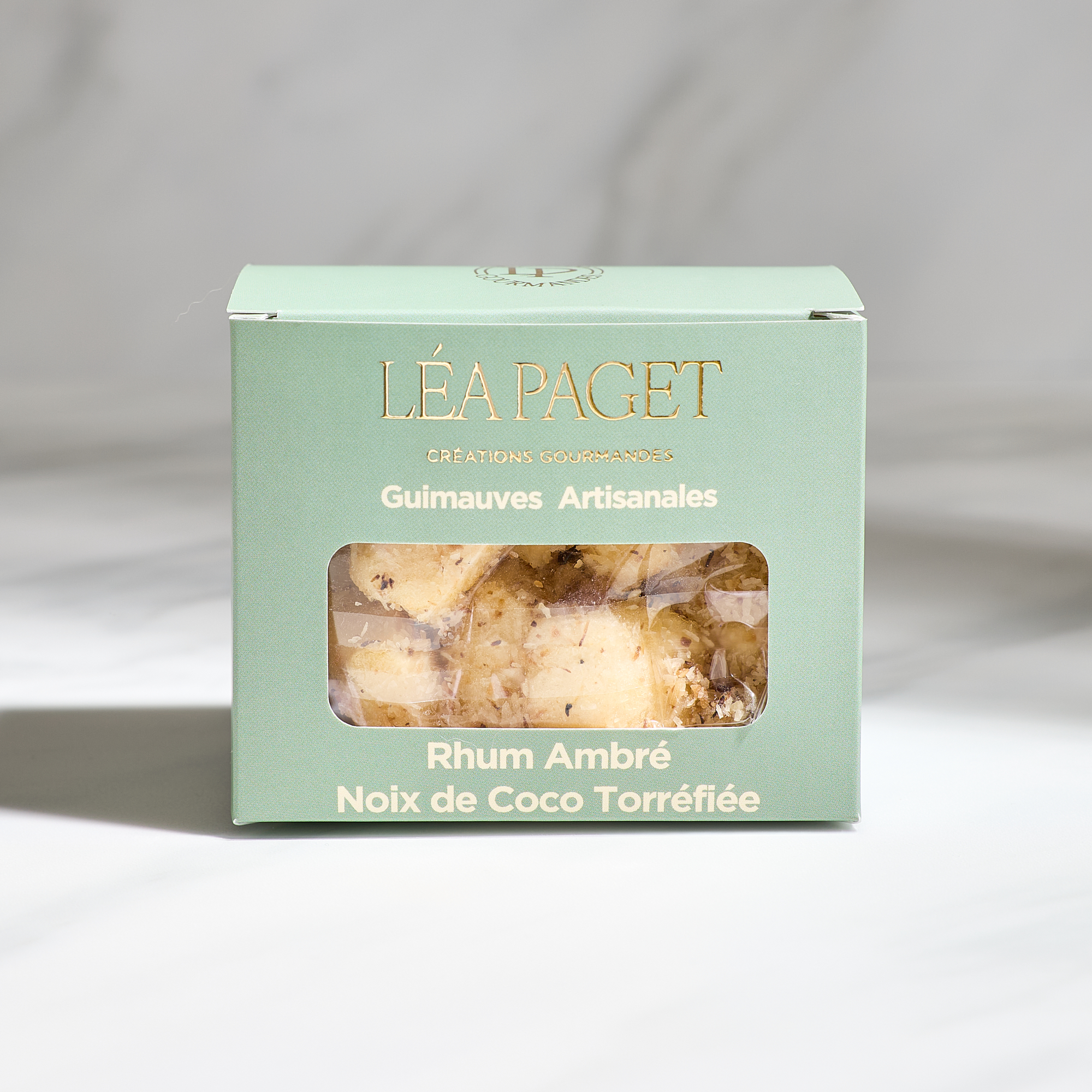 Boite Guimauves Rhum-ambré / Noix de coco torréfiée