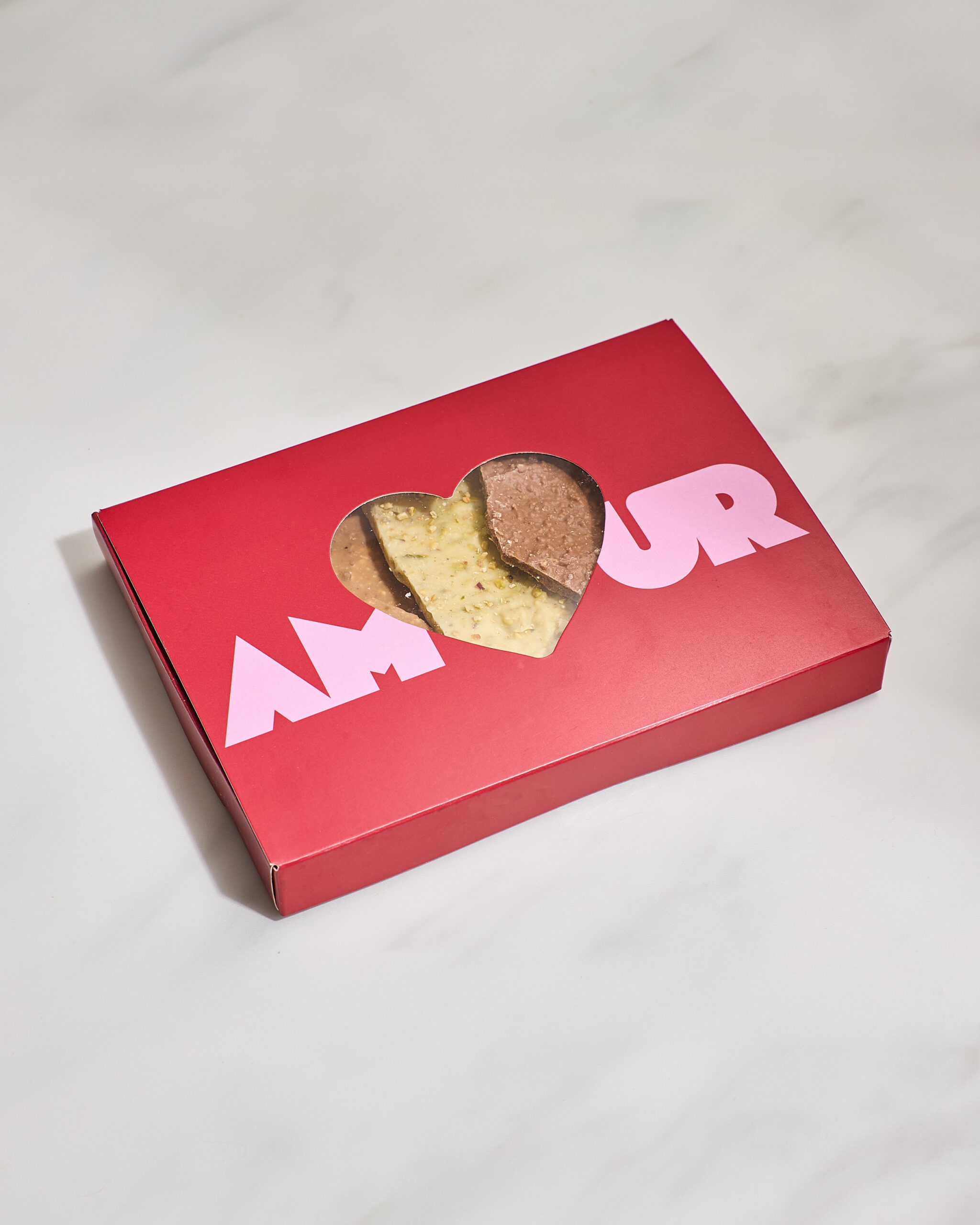 Coffret AMOUR 200 gr craquants au chocolat